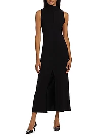 Axton Mock Turtleneck Midi-Dress