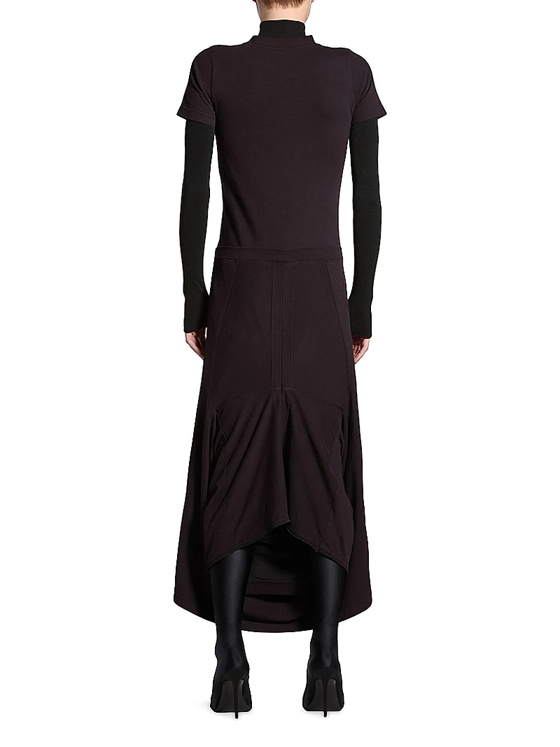 Patched T-Shirt Dress