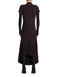 Patched T-Shirt Dress