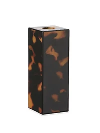 Faux Tortoise Candle Stick