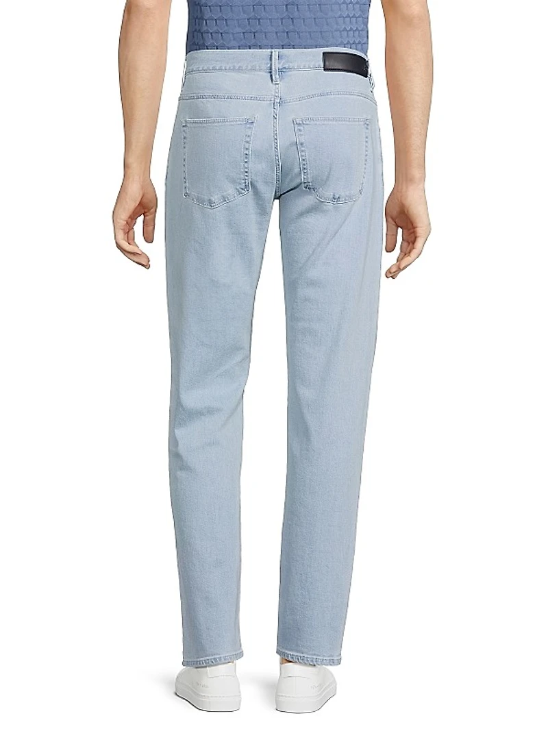 Stretch Straight-Leg Jeans