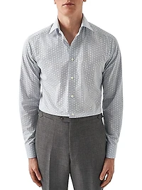 Contemporary-Fit Geometric Print Shirt