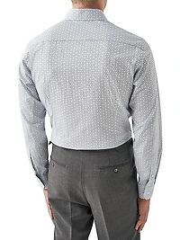 Contemporary-Fit Geometric Print Shirt