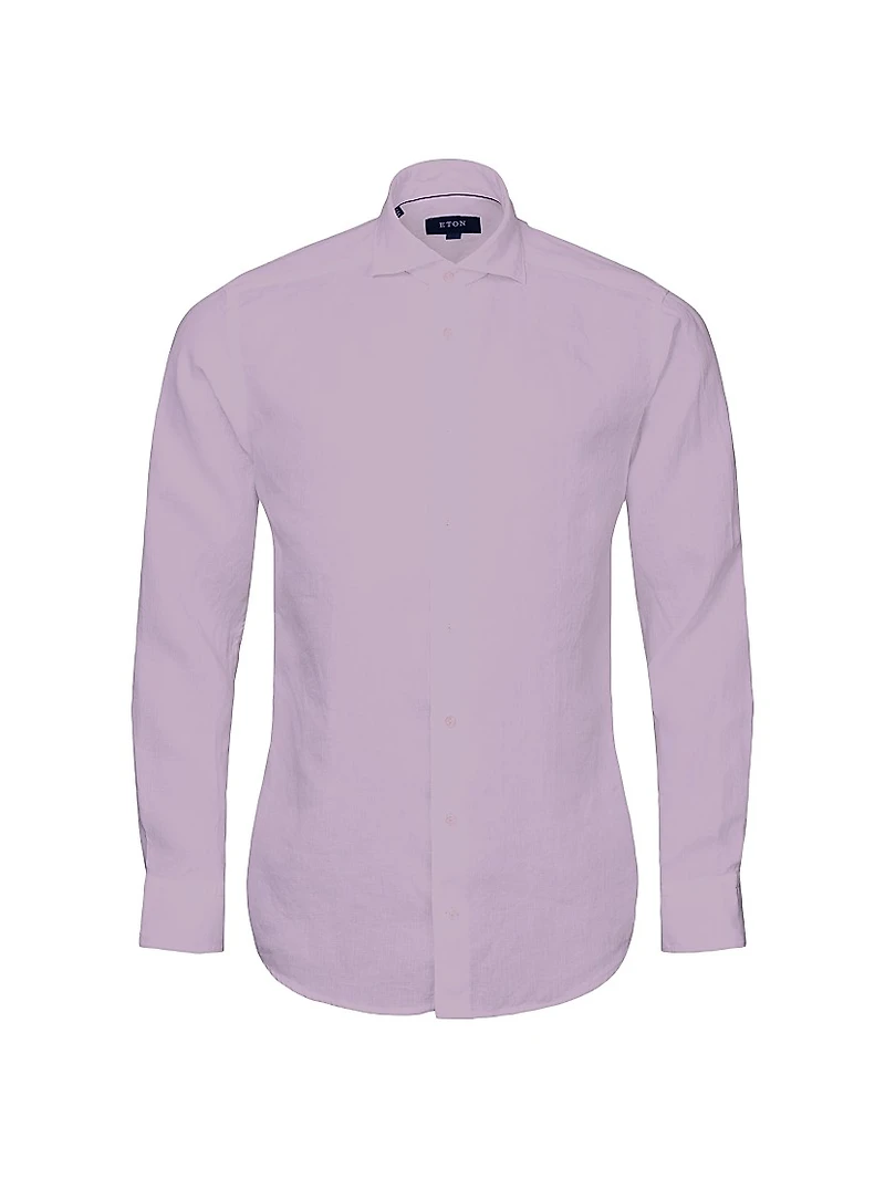 Contemporary-Fit Linen Shirt