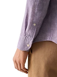 Contemporary-Fit Linen Shirt