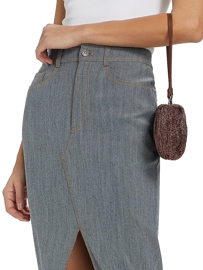 Tana Denim Pencil Skirt