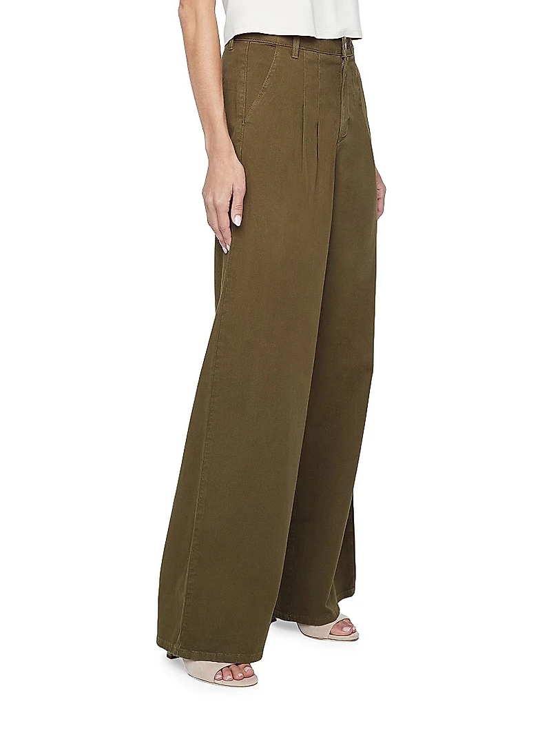 Jayce Pleated Wide-Leg Pants