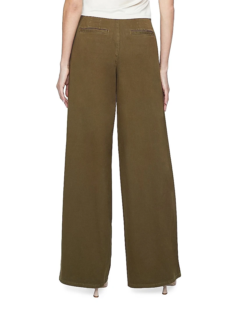 Jayce Pleated Wide-Leg Pants
