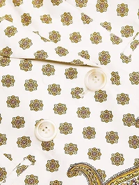 Karter Paisley Linen-Blend Blazer