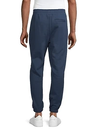 Cotton-Blend Fleece Joggers