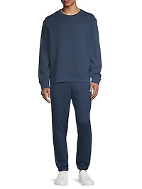 Cotton-Blend Fleece Joggers