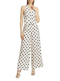 Prescott Polka-Dot Linen Top