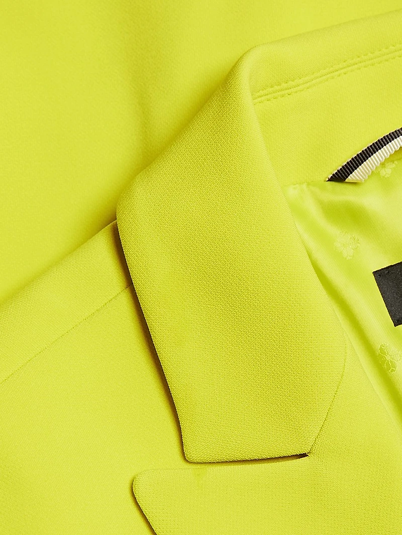 Single-Breasted Twill Blazer