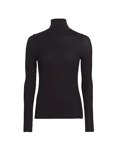 Rib-Knit Turtleneck
