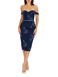 Marietta Floral Cocktail Dress