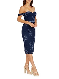 Marietta Floral Cocktail Dress