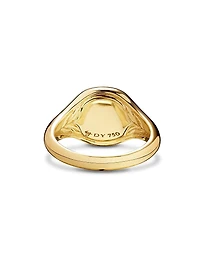 Cable Collectibles Evil Eye Pinky Ring 18K Yellow Gold