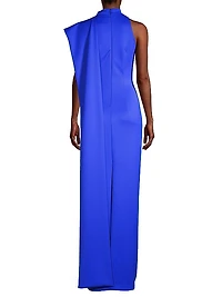 Eve Amira Draped Bow Gown