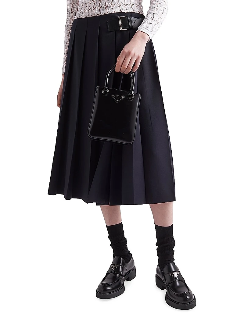 Women's Chocolate Brushed Leather Loafers