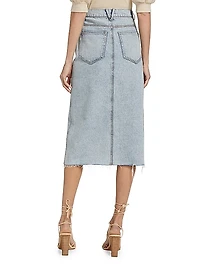 Victoria Denim Midi-Skirt