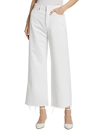 Taylor High-Rise Cropped Wide-Leg Jeans
