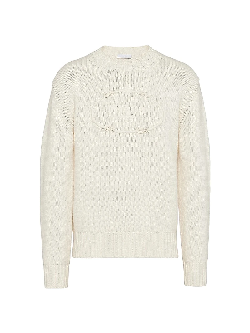 Wool and Cashmere Crew-Neck Sweater