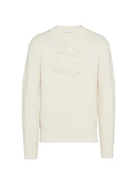 Wool and Cashmere Crew-Neck Sweater