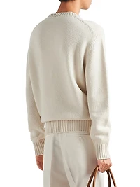 Wool and Cashmere Crew-Neck Sweater