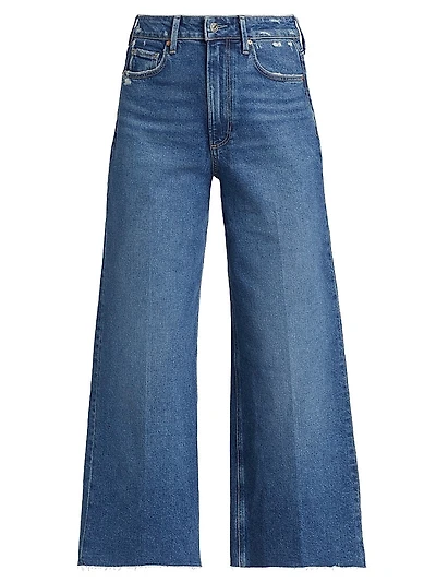 Anessa High-Rise Wide-Leg Crop Jeans
