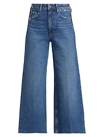 Anessa High-Rise Wide-Leg Crop Jeans