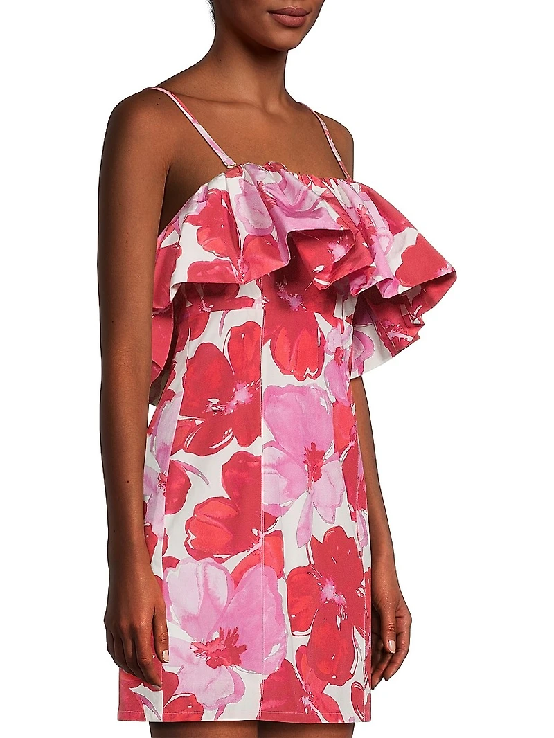 Summer Reverie Stella Ruffled Off-The-Shoulder Minidress