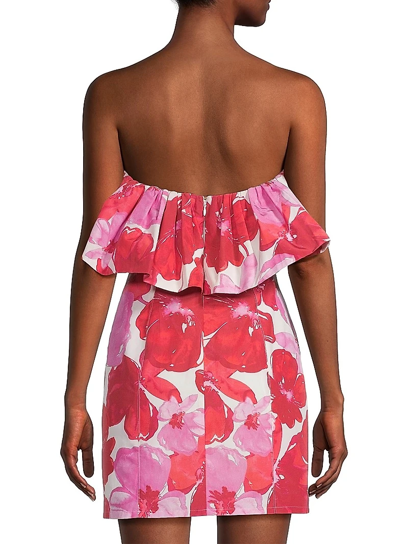 Summer Reverie Stella Ruffled Off-The-Shoulder Minidress