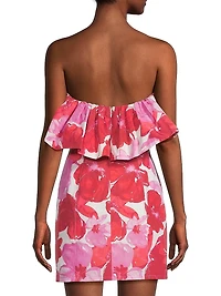 Summer Reverie Stella Ruffled Off-The-Shoulder Minidress