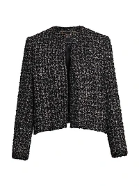 Metallic Tweed Jacket