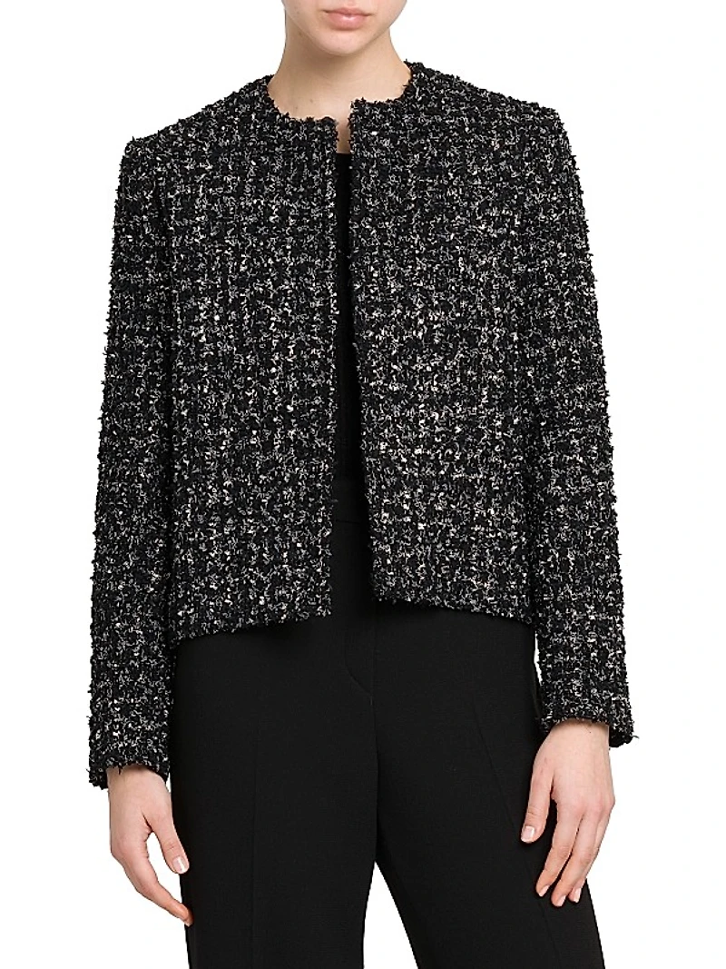 Metallic Tweed Jacket