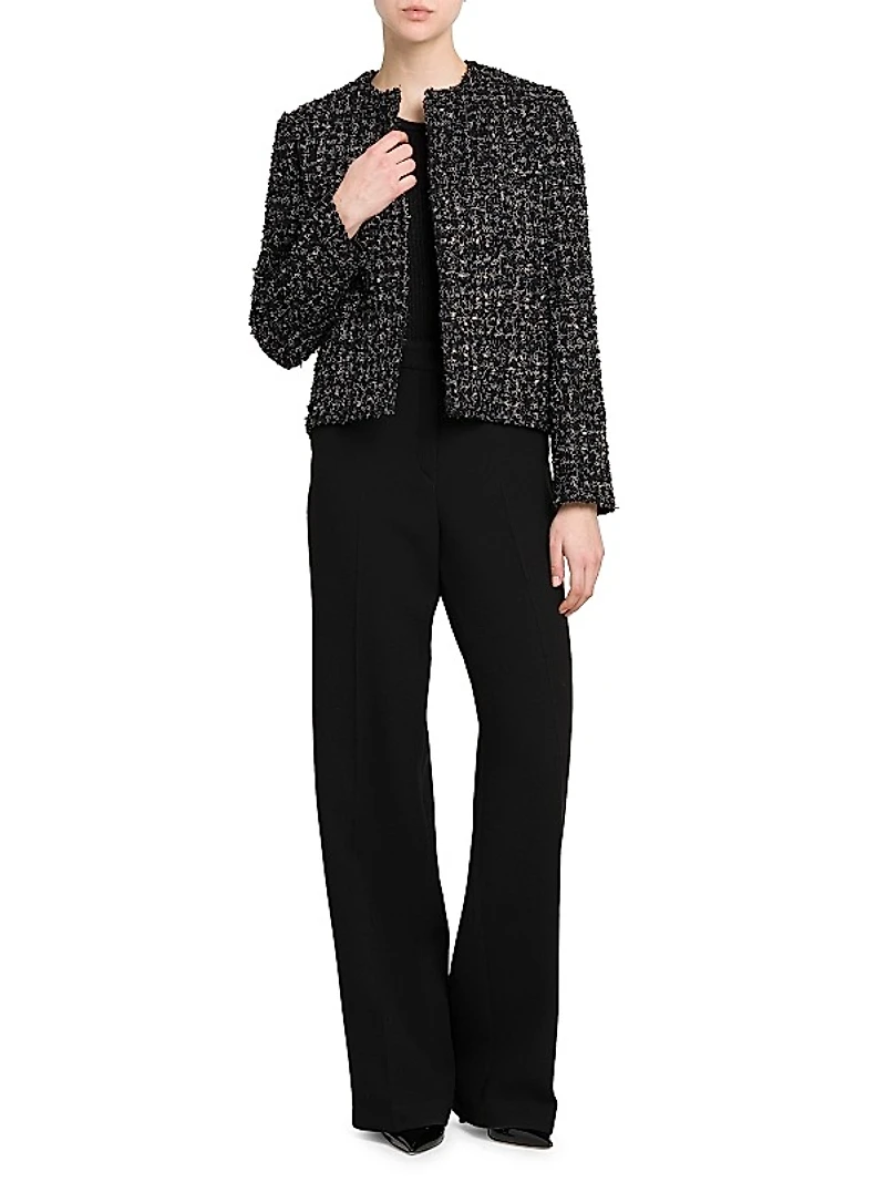 Metallic Tweed Jacket