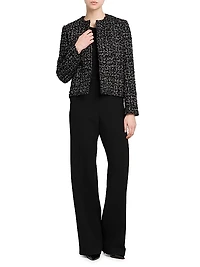 Metallic Tweed Jacket