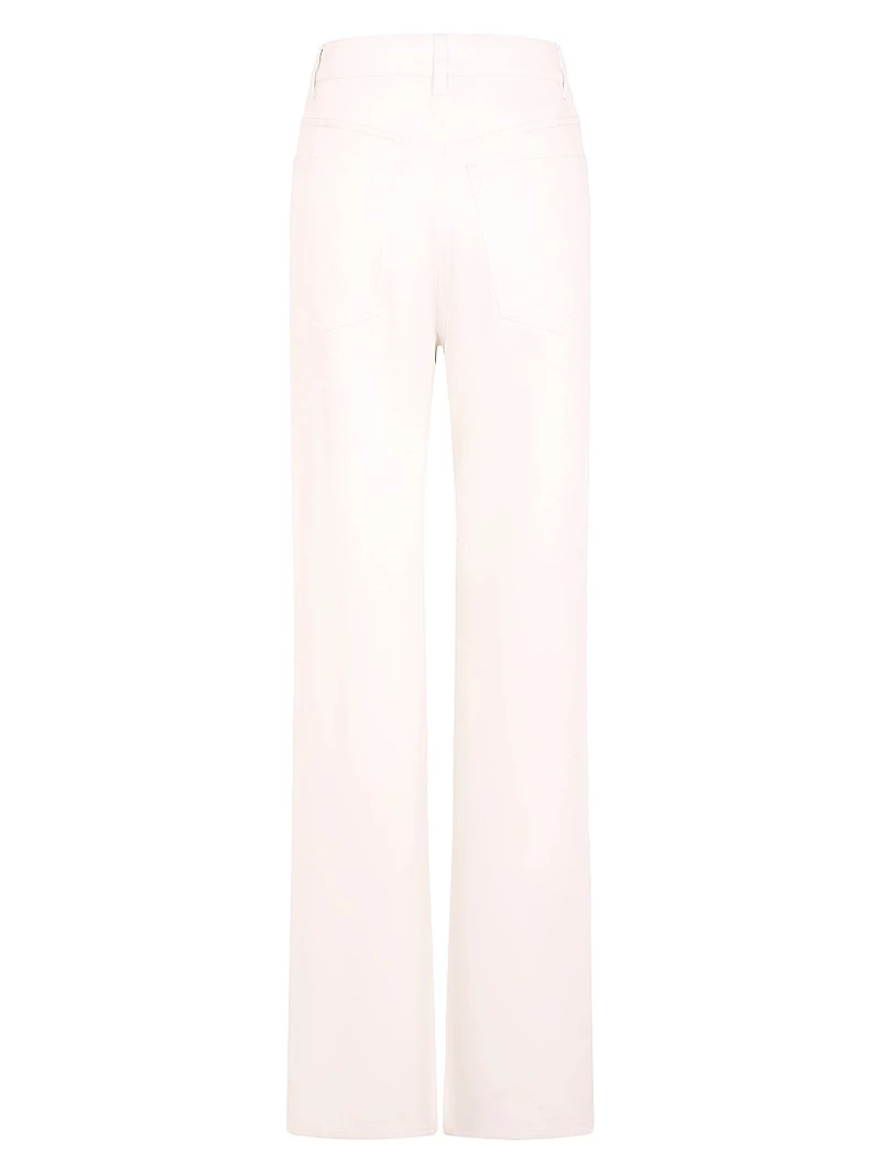 Embellished Mid-Rise Slim Jeans