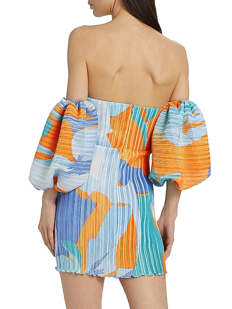 Sirene Off-The-Shoulder Minidress