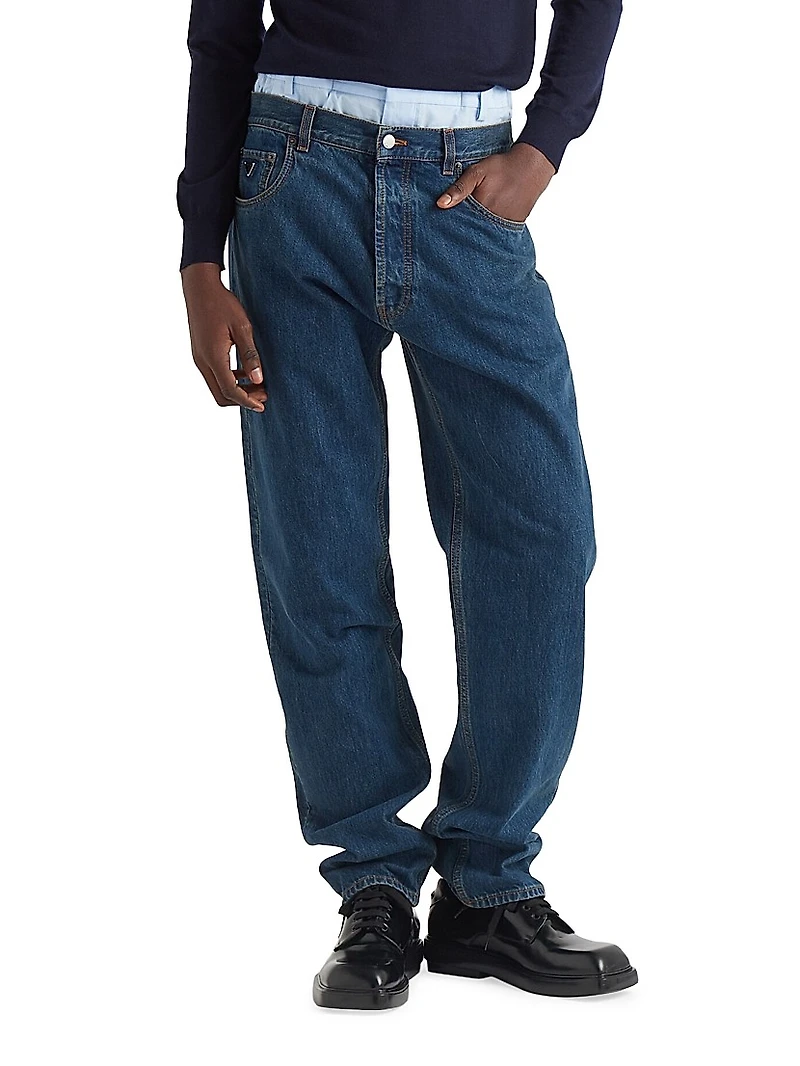 Five-Pocket Denim Jeans