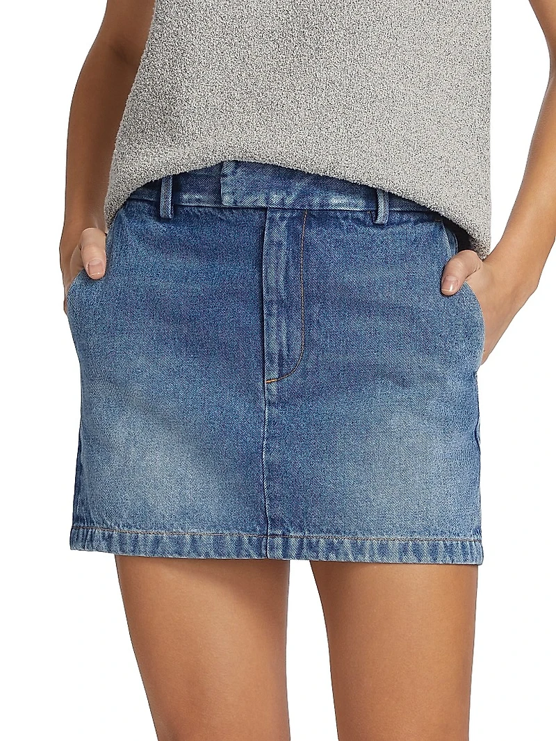 Lula Denim Miniskirt