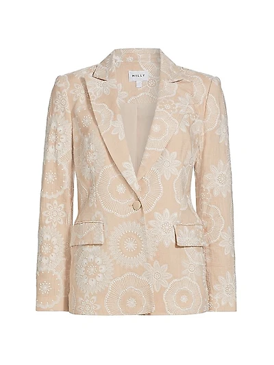 Embroidered Blazer