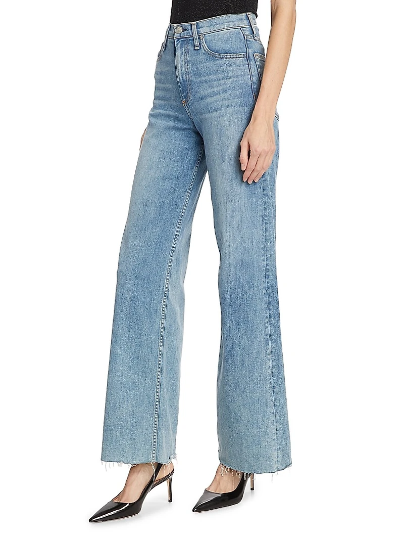 Sofie High-Stretch Wide-Leg Jeans
