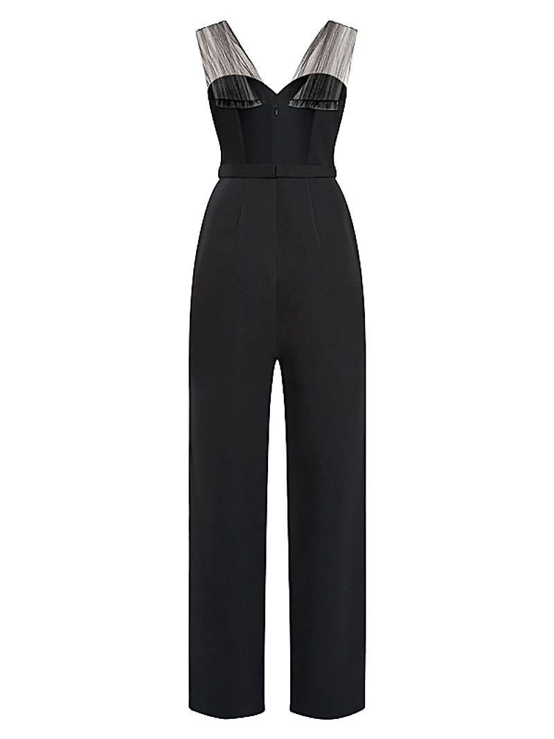 Tulle Bustier Top Jumpsuit