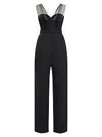 Tulle Bustier Top Jumpsuit