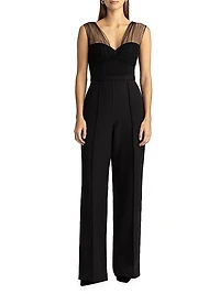 Tulle Bustier Top Jumpsuit