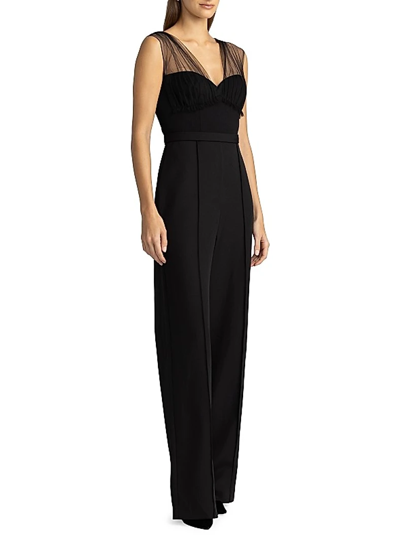 Tulle Bustier Top Jumpsuit