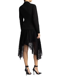 Chantilly Lace Blazer Dress