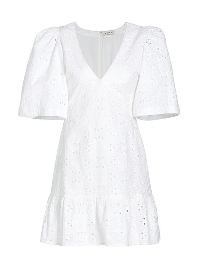 Mariana Eyelet Minidress