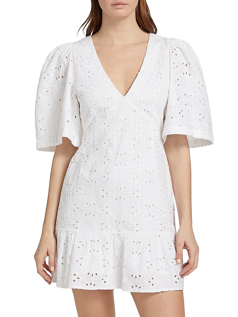 Mariana Eyelet Minidress